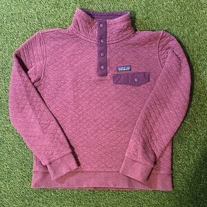 Patagonia Quilted Pullover - Burgundy